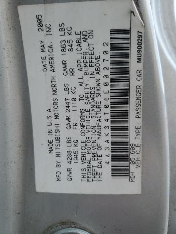 2006 MITSUBISHI ECLIPSE GT #3301933414