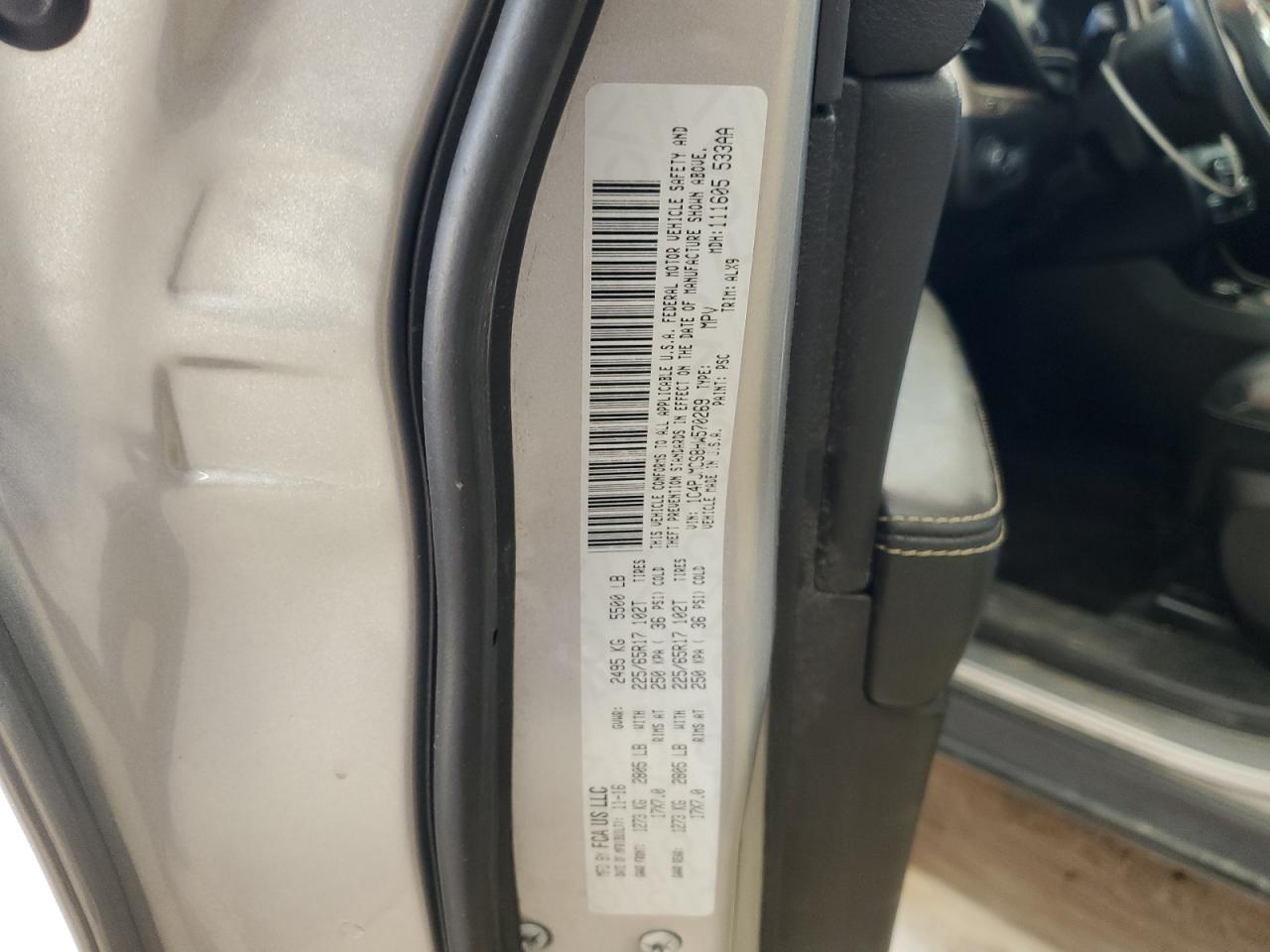 JEEP GRAND CHEROKEE LATITUDE