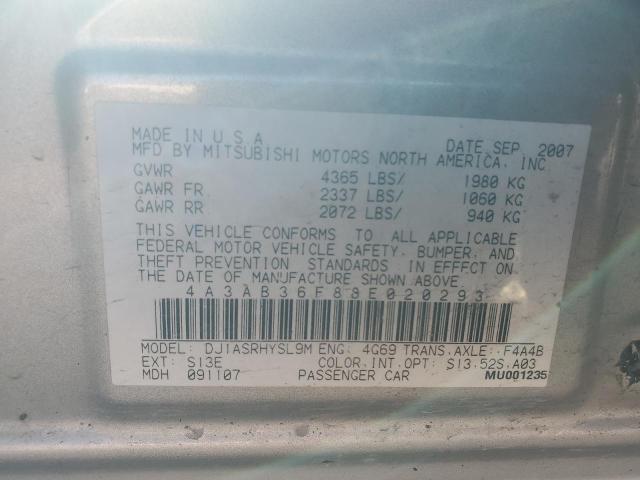 2008 MITSUBISHI GALANT ES #3281526711