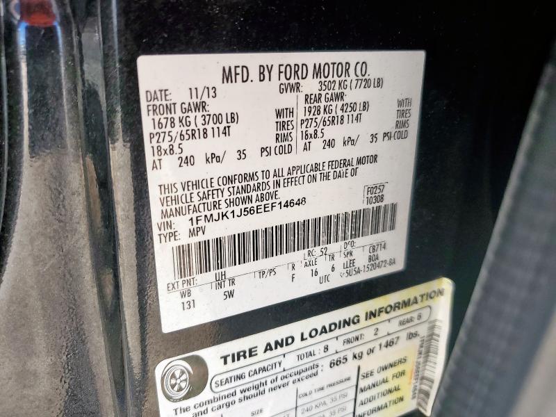 2014 FORD EXPEDITION - 1FMJK1J56EEF14648