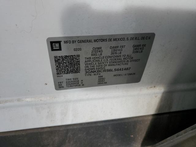 2020 CHEVROLET BLAZER 2LT - 3GNKBCRS6LS641487