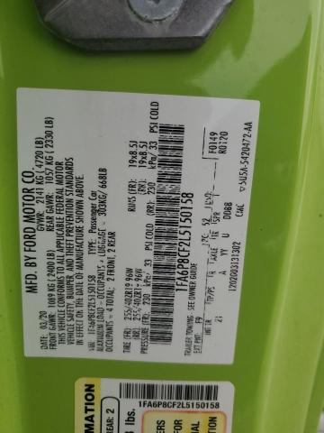 2020 FORD MUSTANG GT - 1FA6P8CF2L5150158