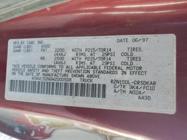 1998 TOYOTA TACOMA XTR #3294711170