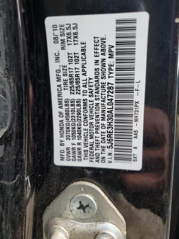 2010 HONDA CR-V LX - 5J6RE3H30AL047287