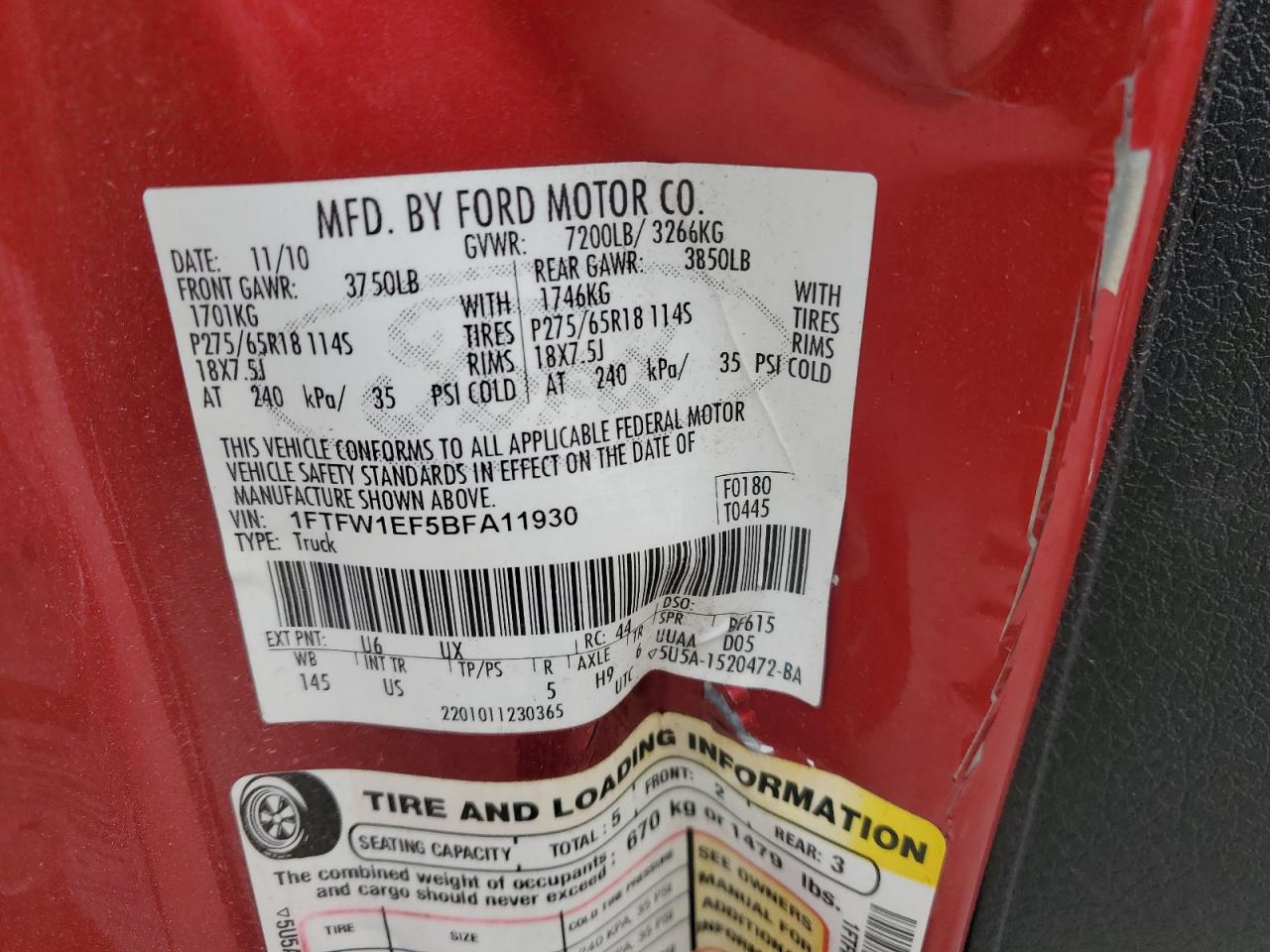 FORD F-150 SUPERCREW