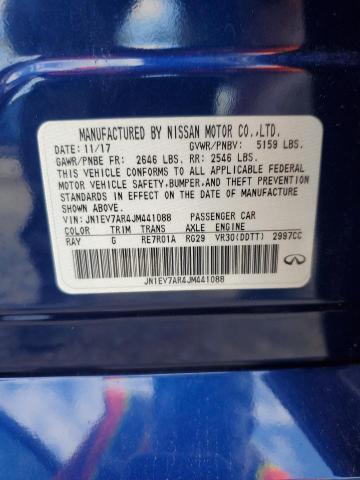 2018 INFINITI Q50 LUXE JN1EV7AR4JM441088