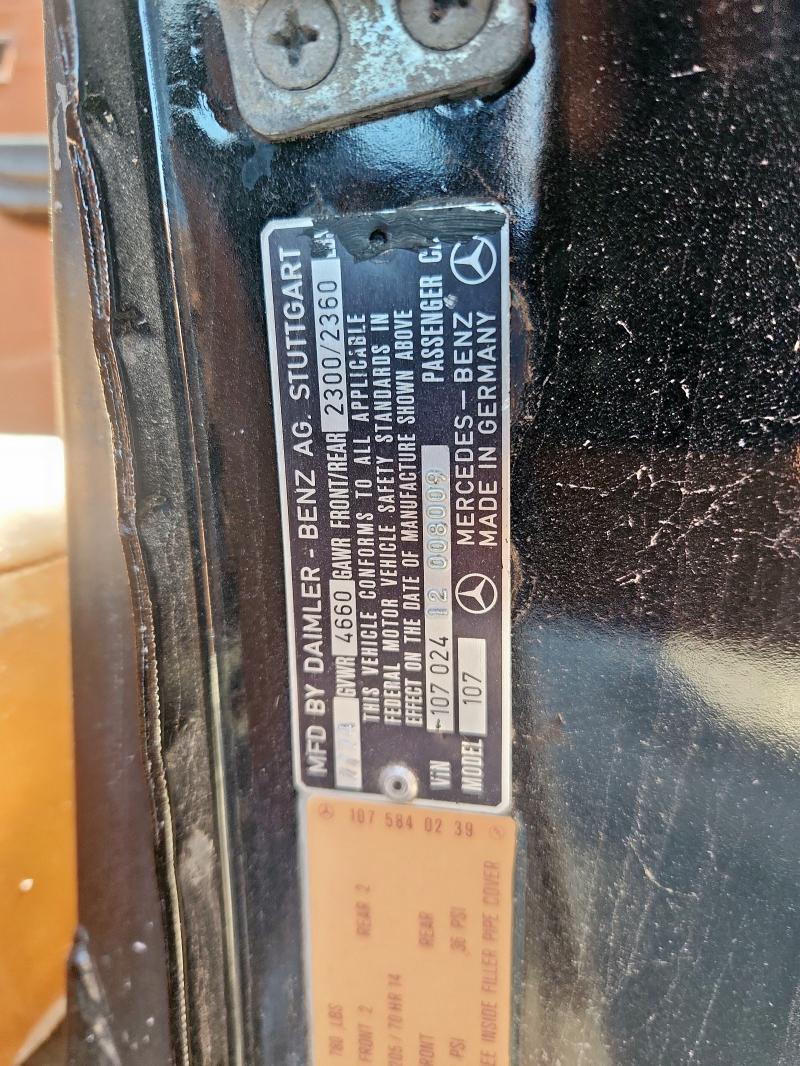 1974 MERCEDES-BENZ 2DR COUPE #3280316948