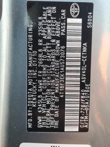 2010 TOYOTA CAMRY BASE - 4T1BF3EK1AU573076