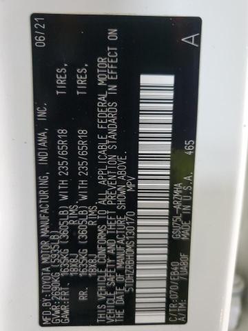 2021 TOYOTA HIGHLANDER #3291237960