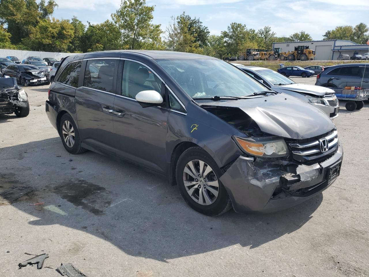 Lot #3281544391 2016 HONDA ODYSSEY EXL