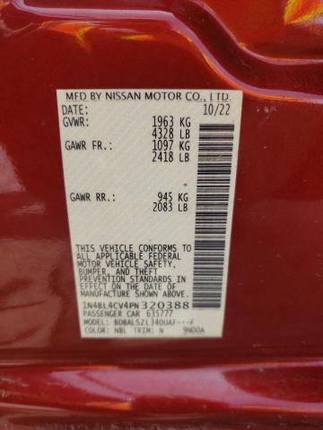 2023 NISSAN ALTIMA SR #3280468141