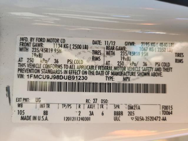 2013 FORD ESCAPE TIT #3282607883