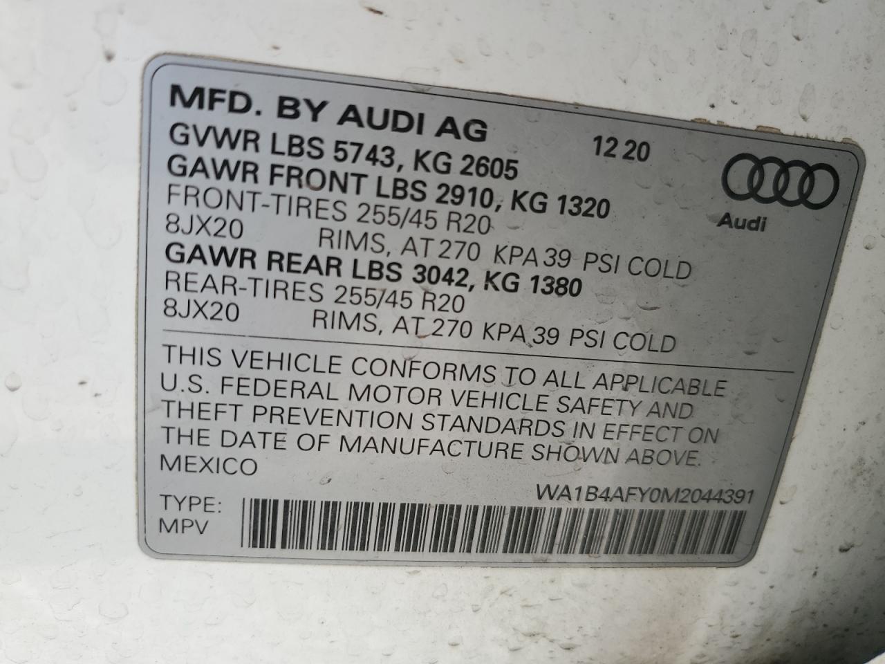 AUDI SQ5 PREMIUM PLUS