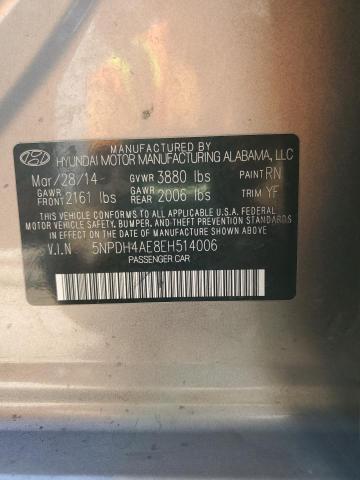 2014 HYUNDAI ELANTRA SE - 5NPDH4AE8EH514006