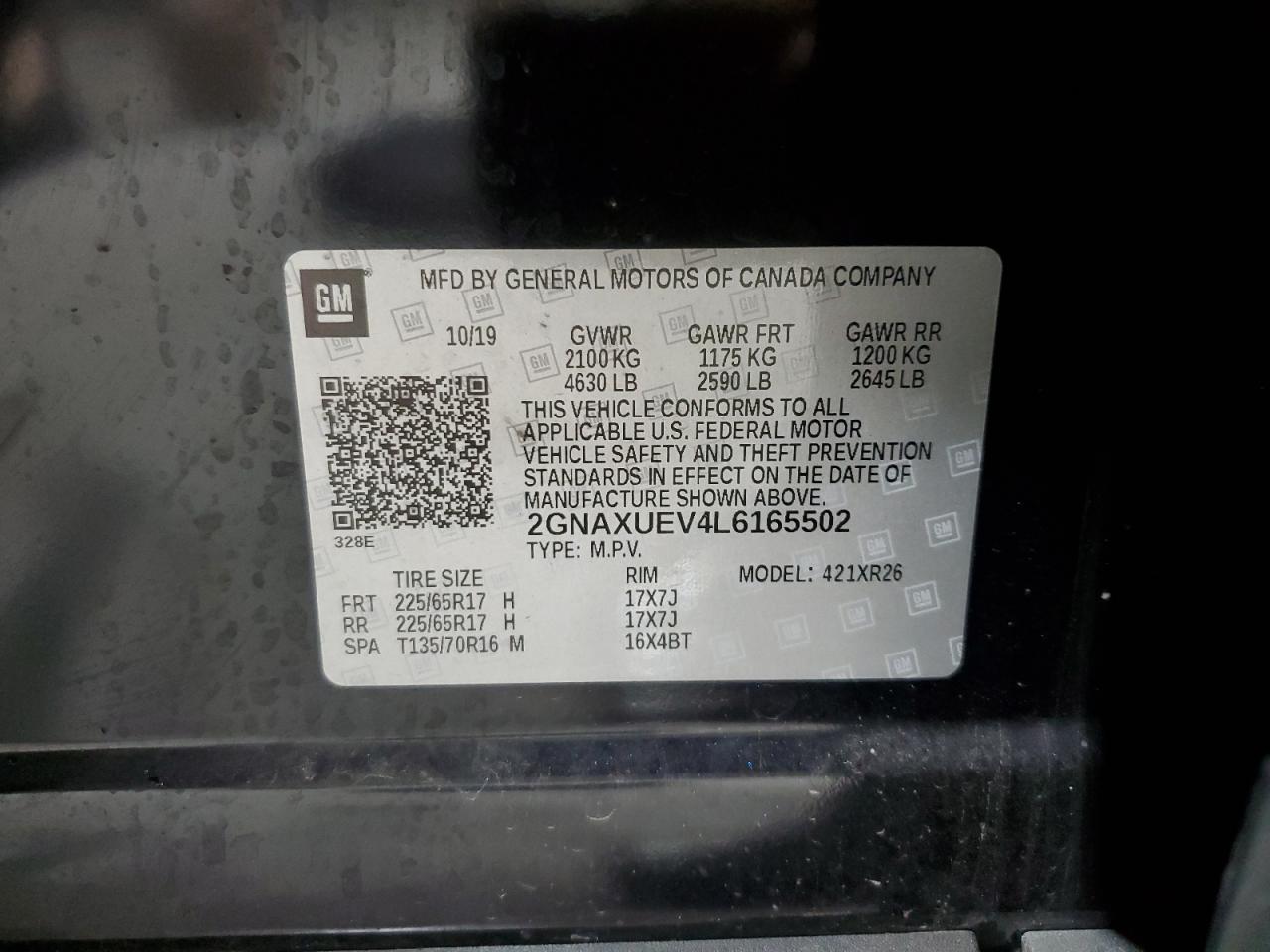 CHEVROLET EQUINOX LT