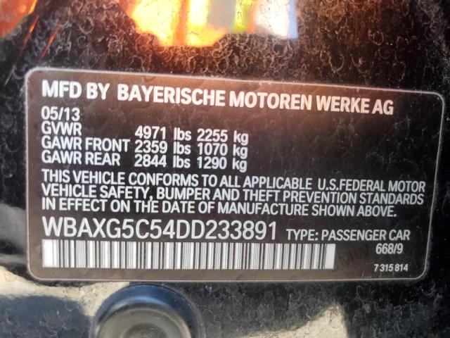 2013 BMW 528 I - WBAXG5C54DD233891