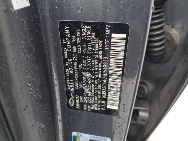 2017 HYUNDAI TUCSON LIM KM8J3CA40HU519919