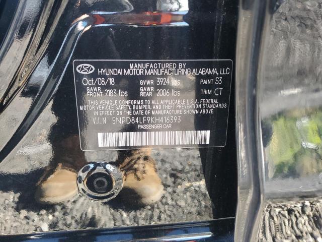 2019 HYUNDAI ELANTRA SE 5NPD84LF9KH416393