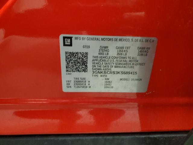 2019 CHEVROLET BLAZER 2LT - 3GNKBCRS3KS689415