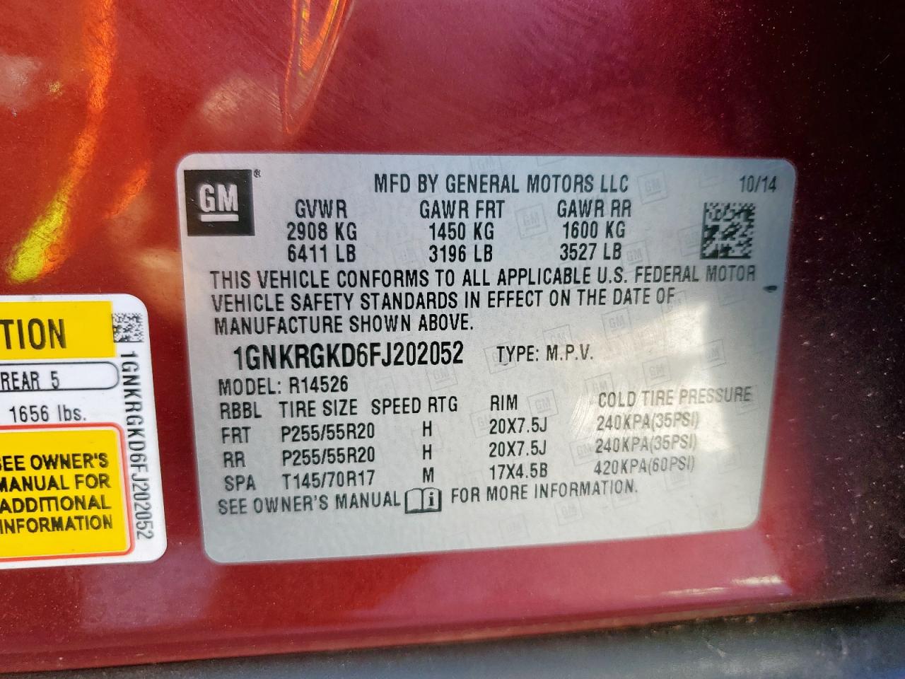 CHEVROLET TRAVERSE LT