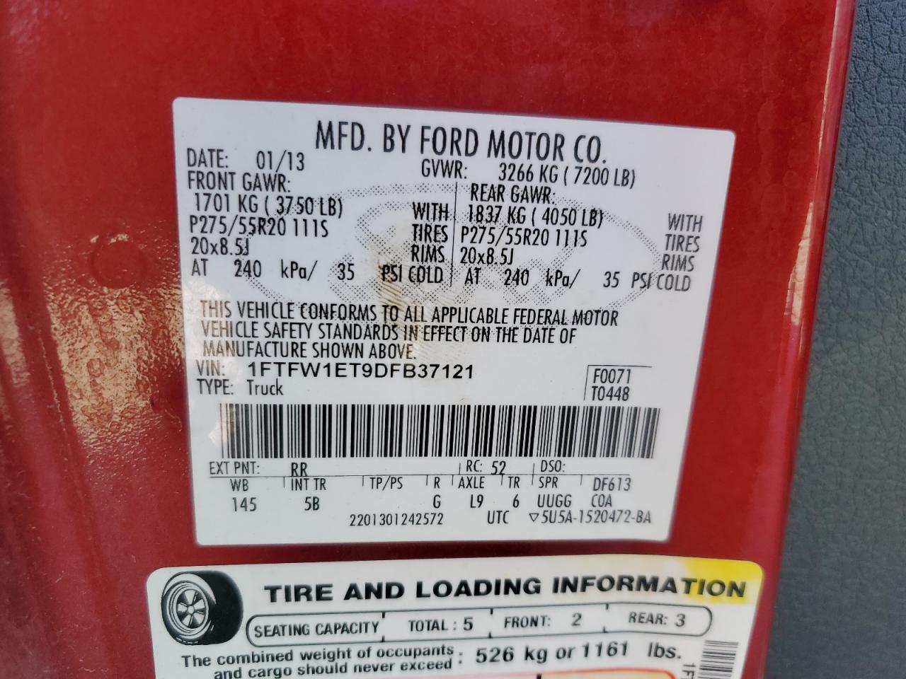 FORD F-150 SUPERCREW