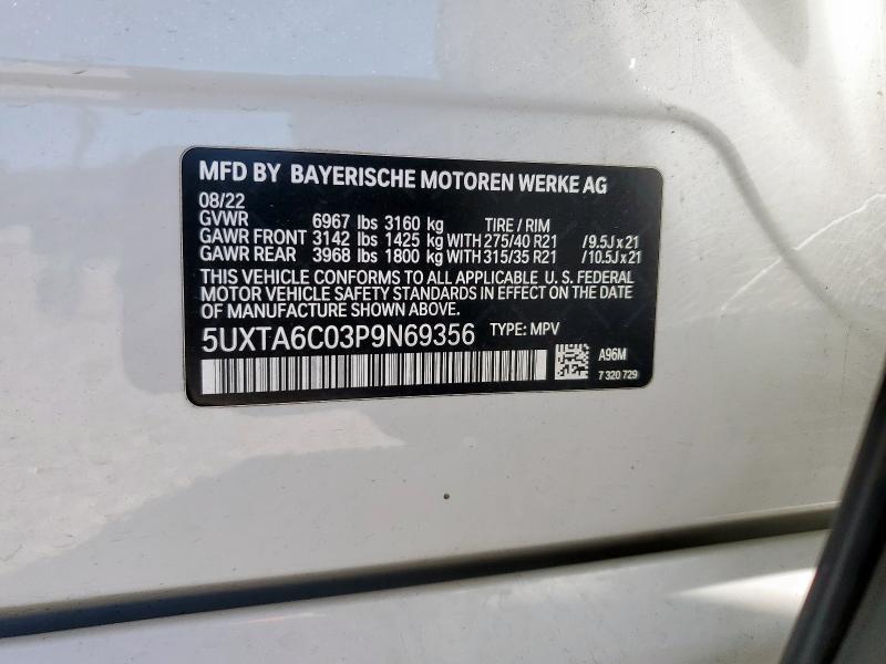 2023 BMW X5 XDRIVE4 #3302976603