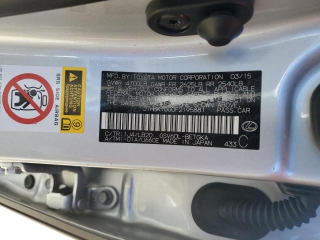 2015 LEXUS ES 350 - JTHBK1GG0F2195881