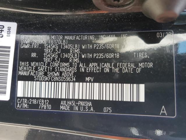 2022 TOYOTA SIENNA XSE #3302948617