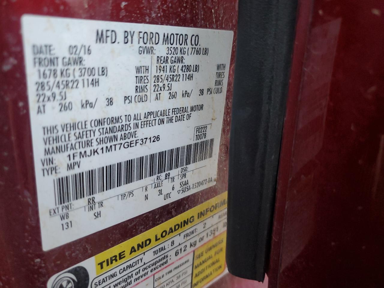 FORD EXPEDITION EL PLATINUM