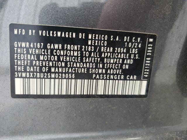 2025 VOLKSWAGEN JETTA SPOR 3VWBX7BU2SM029056