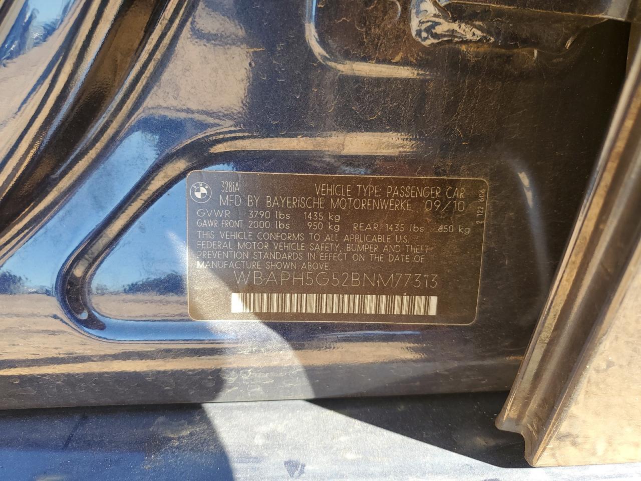 BMW 3 SERIES I SULEV