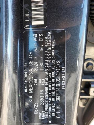 2025 KIA K4 LX - 3KPFT4DE0SE171176