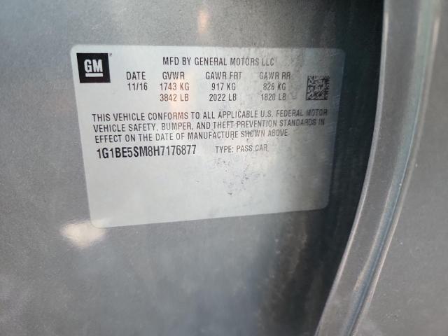 2017 CHEVROLET CRUZE LT #3286520144