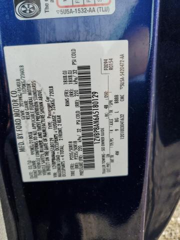 2010 FORD MUSTANG - 1ZVBP8AN6A5180129