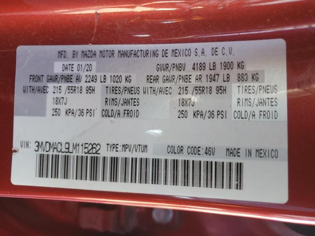 2020 MAZDA CX-30 SELE 3MVDMACL9LM115262