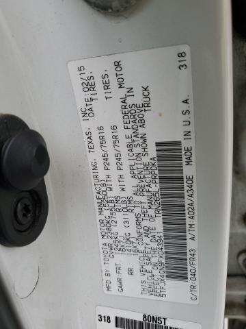 2015 TOYOTA TACOMA DOU #3284824537