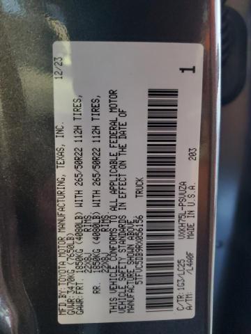 2024 TOYOTA TUNDRA CREWMAX CAPSTONE - 5TFVC5DB9RX056156