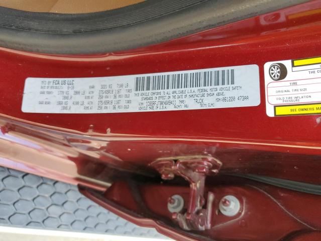 2019 RAM 1500 LARAM - 1C6SRFJT8KN609411