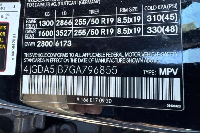 2016 MERCEDES-BENZ GLE 350 - 4JGDA5JB7GA796855