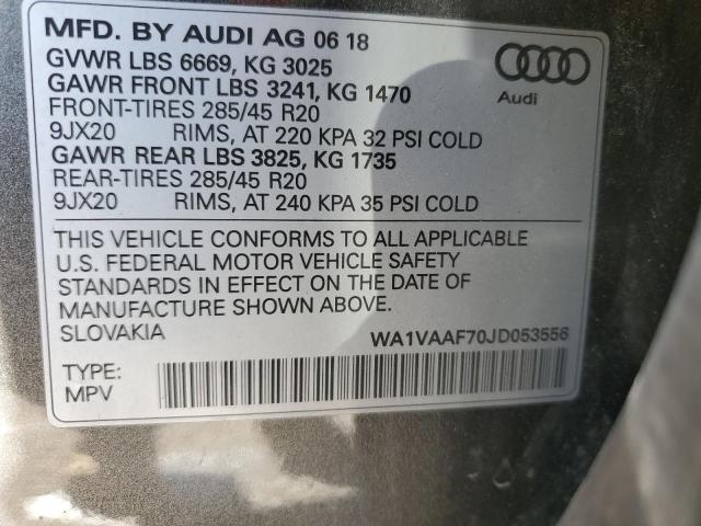 2018 AUDI Q7 PRESTIG - WA1VAAF70JD053556