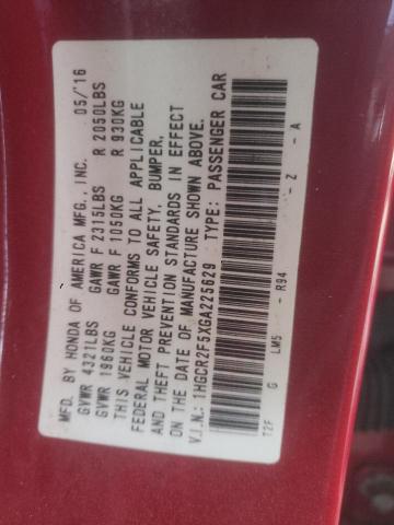 2016 HONDA ACCORD SPO #3287640027