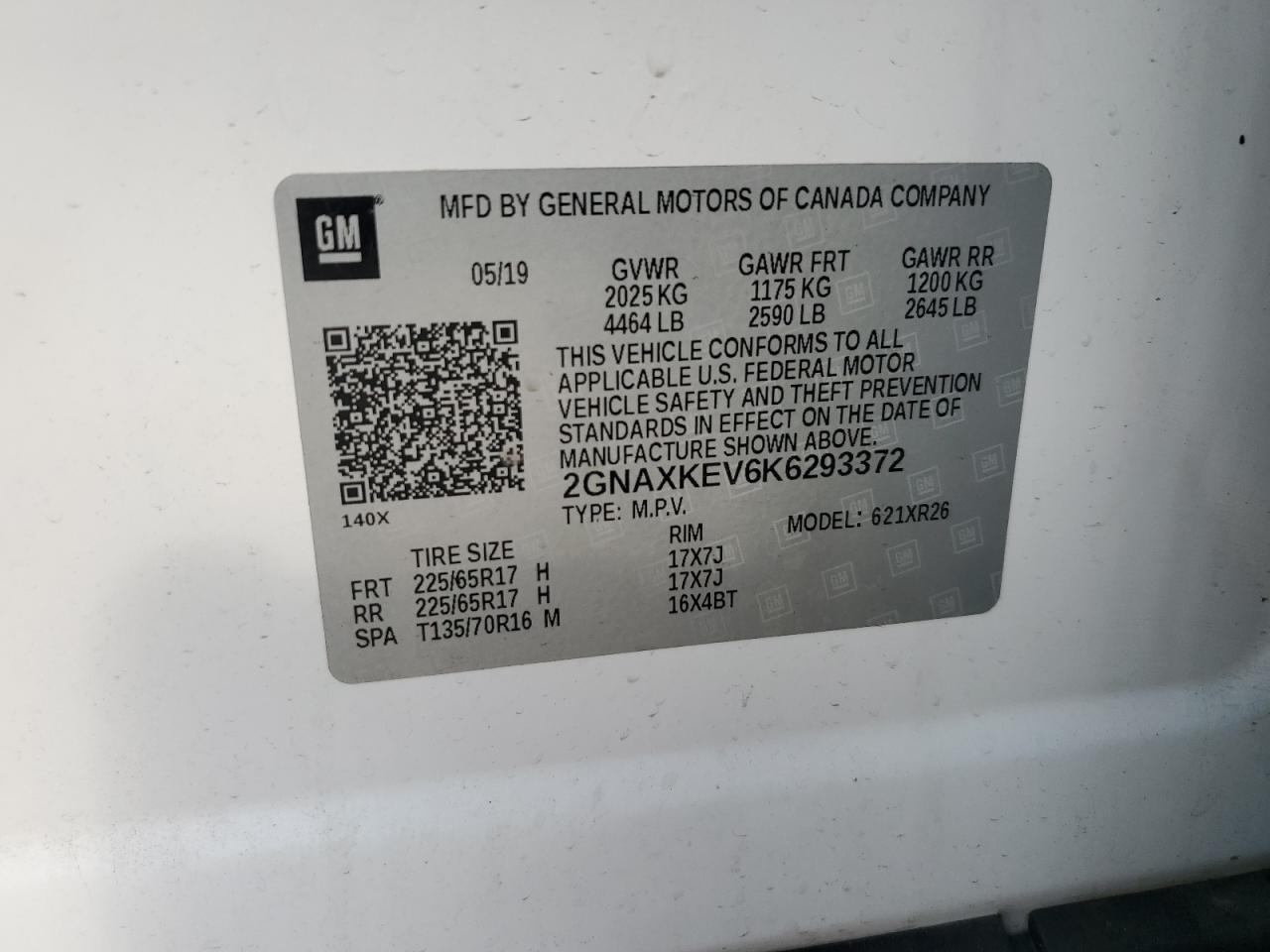 CHEVROLET EQUINOX LT