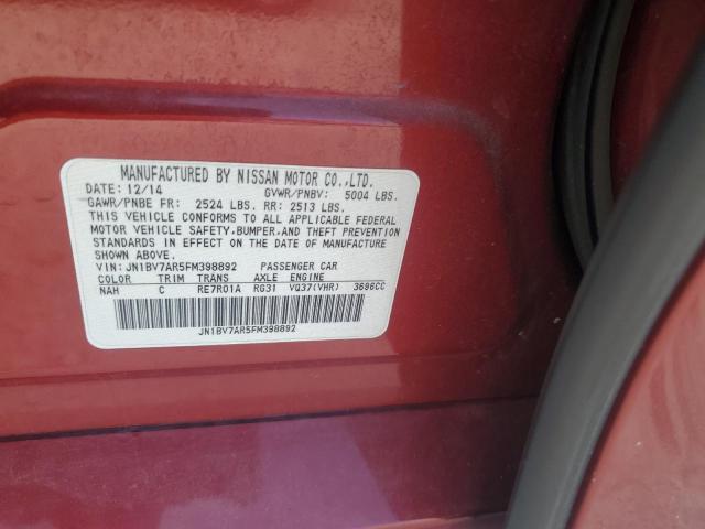 2015 INFINITI Q50 BASE - JN1BV7AR5FM398892