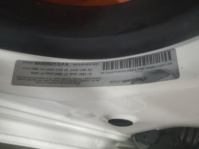 2022 MASERATI GHIBLI MOD - ZAM57YSM2N1385610