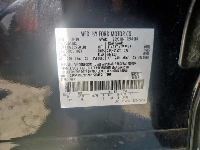 2019 FORD EDGE TITAN #3290468827