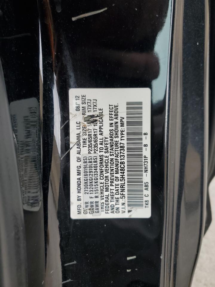 Lot #3286499291 2012 HONDA ODYSSEY EX