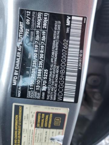 2013 MERCEDES-BENZ GLK 350 - WDCGG5HB0DG007602