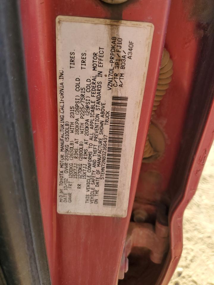 Lot #3279847286 2003 TOYOTA TACOMA DOU