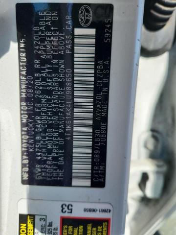 2020 TOYOTA CAMRY XSE #3303769432