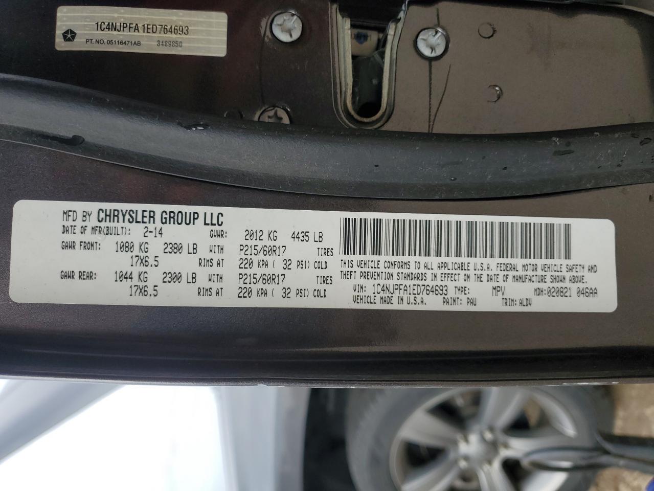 JEEP PATRIOT LATITUDE